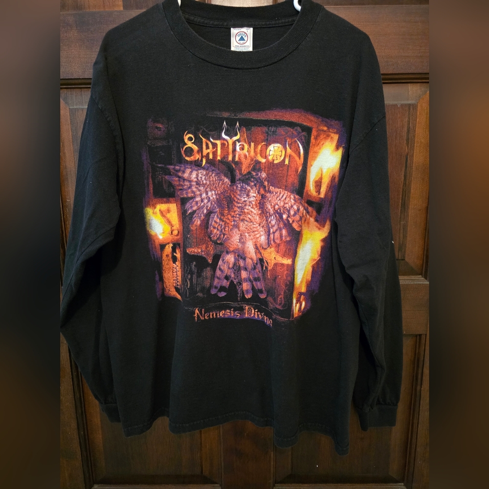Vintage Satyricon Long Sleeve Shirt Nemesis Divina Size Large